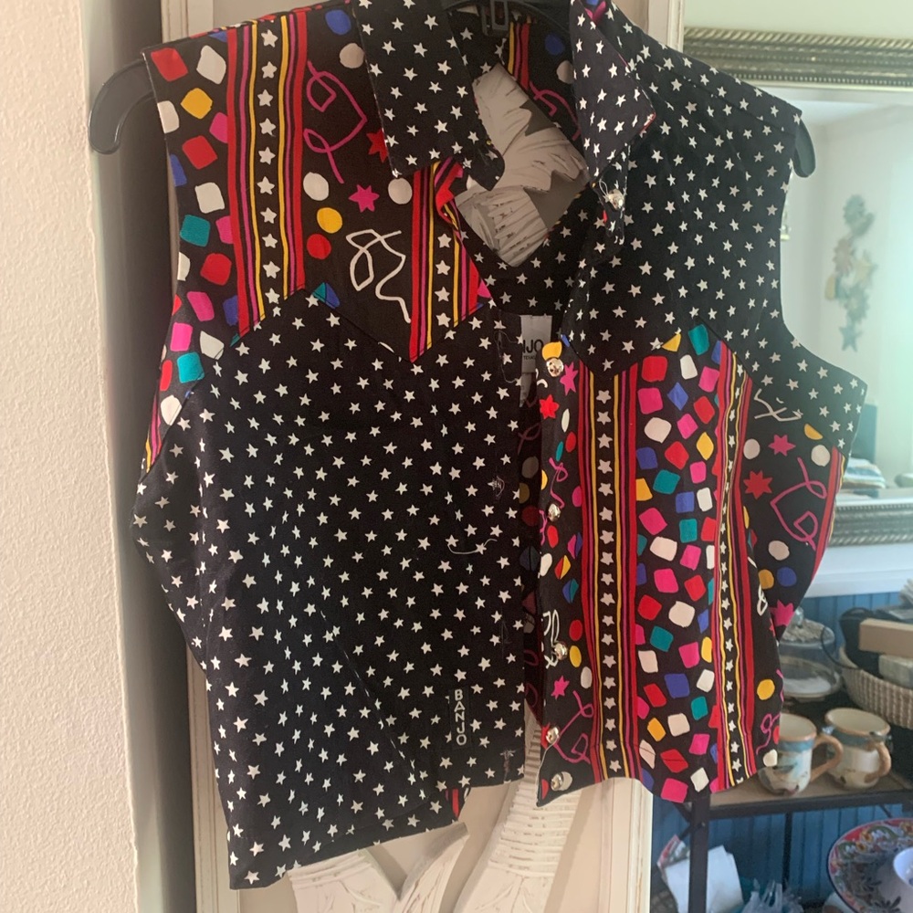 Colorful Geometric Women's Top - Picture 6 of 6
